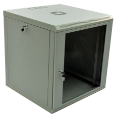 Шафа акрилове скло сірий 12U, 600х600х640