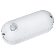 Світлодіодний світильник 12Вт 1080Lm AC165-265V 6500K (овал) з датчиком руху