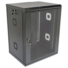 Шафа 19"15U, 600х600х773 акриловое стекло, черная
