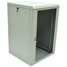 Шафа 19"18U 600x600x907 акриловое стекло серое