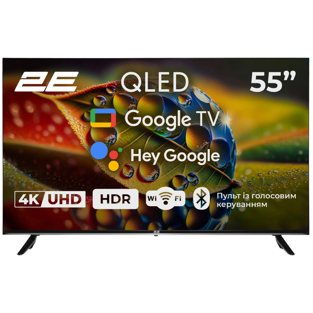 Телевізор 2E QLED 55A77Q Google TV
