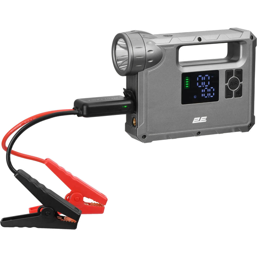 Пуско-зарядний пристрій 2E Pitman 10000 мА/37 Вт·год струм 400А/пік