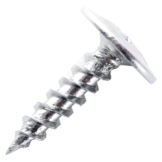 Саморіз APRO 4,2 х 16 з прес-шайбою гострий цинк білий (пач 200шт) Саморіз APRO 4,2 х 16 з прес-шайбою гострий цинк білий (пач 200шт)