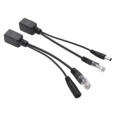 Інжектор пасивний (пара) POE 802.3at (30Вт), Black, OEM Q50