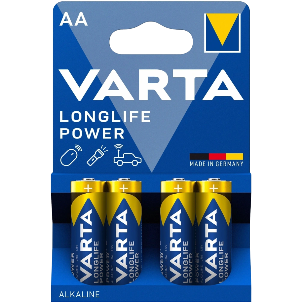 Батарейка VARTA HIGH ENERGY/LONGLIFE POWER AA BLI 4 ALKALINE