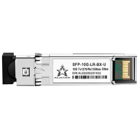 Модуль ALISTAR SFP-10G-LR-BX-U SFP+ 10G BASE-BX 1SM WDM LC 20KM TX1270/RX1330nm DOM