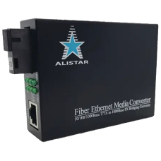 Медіаконвертор ALISTAR X5G 1G 10/100/1000BASE-T RJ-45 - 1000BASE-LX 1SM WDM SC 20KM TX1550/RX1310nm