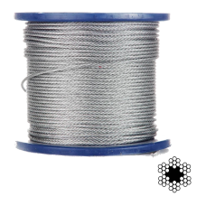 Трос оцинкований APRO 3мм DIN 3055 (6x7) бухта 200м Трос оцинкований APRO 3мм DIN 3055 (6x7) бухта 200м