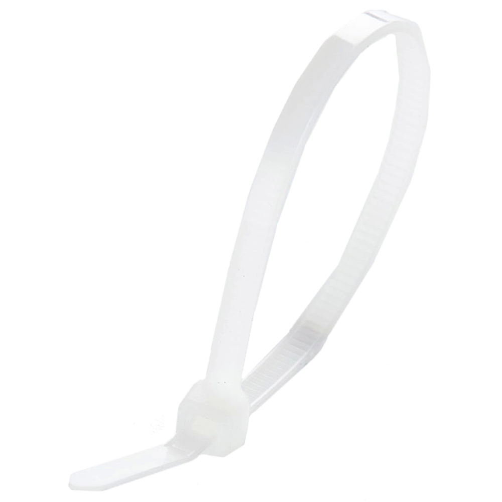 Стяжка кабельна біла (пач. 100 шт.) APRO 5х200 Стяжка кабельна біла (пач. 100 шт.) APRO 5х200