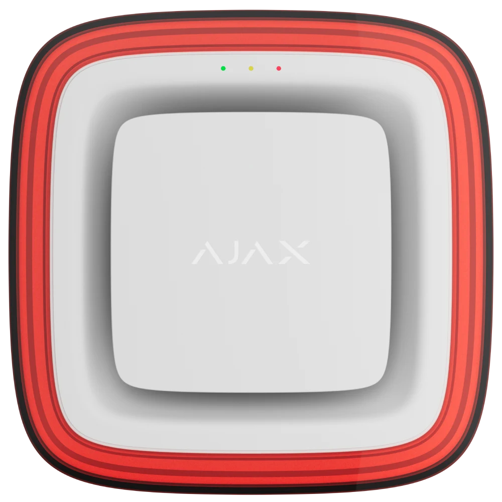 Cповіщувач Ajax EN54 FireProtect (Sounder/VAD) white пожежний світлозвуковий