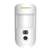 Бездротовий сповіщувач руху з камерою Ajax MotionCam (PhOD) Jeweller (8EU) white