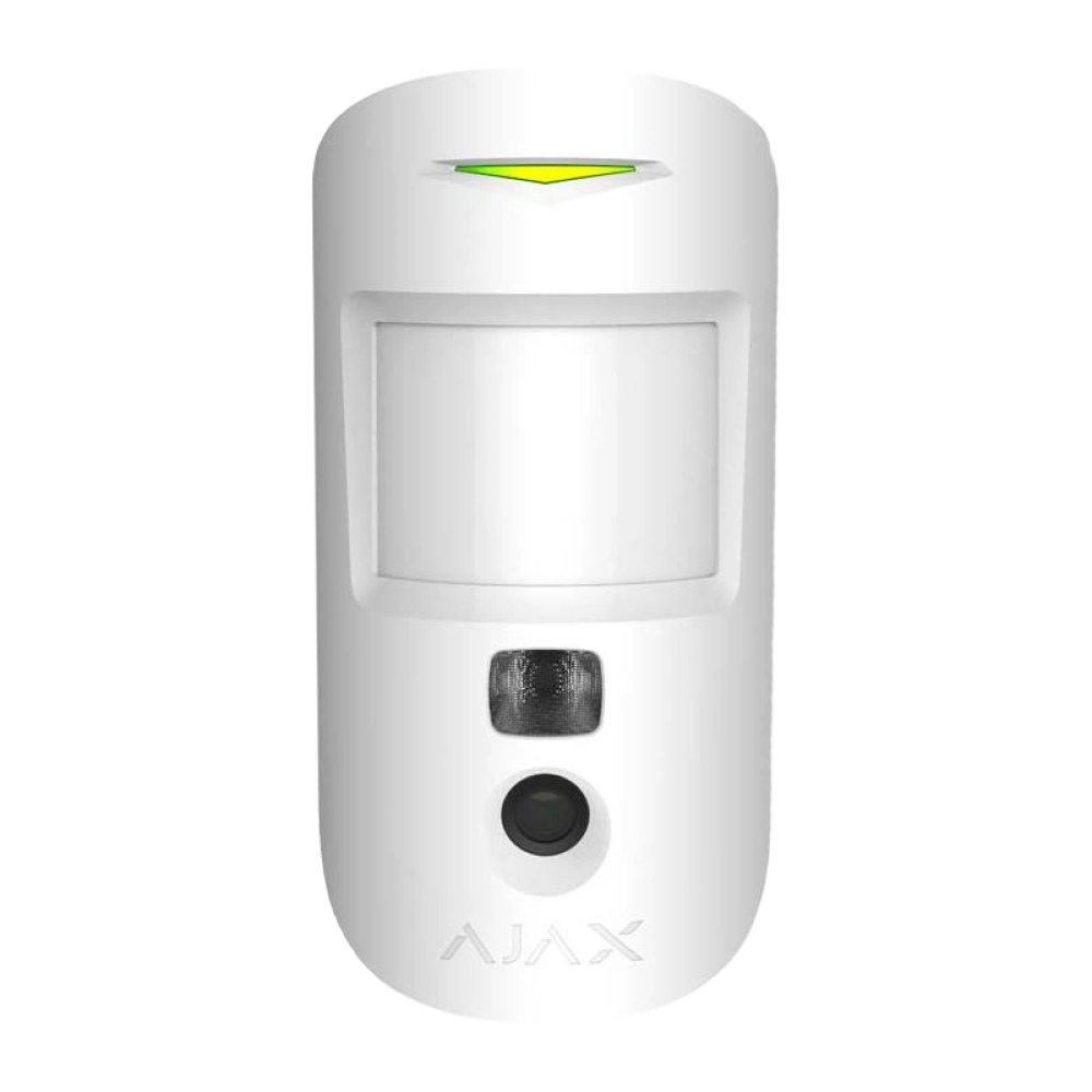 Бездротовий сповіщувач руху з камерою Ajax MotionCam HDR white