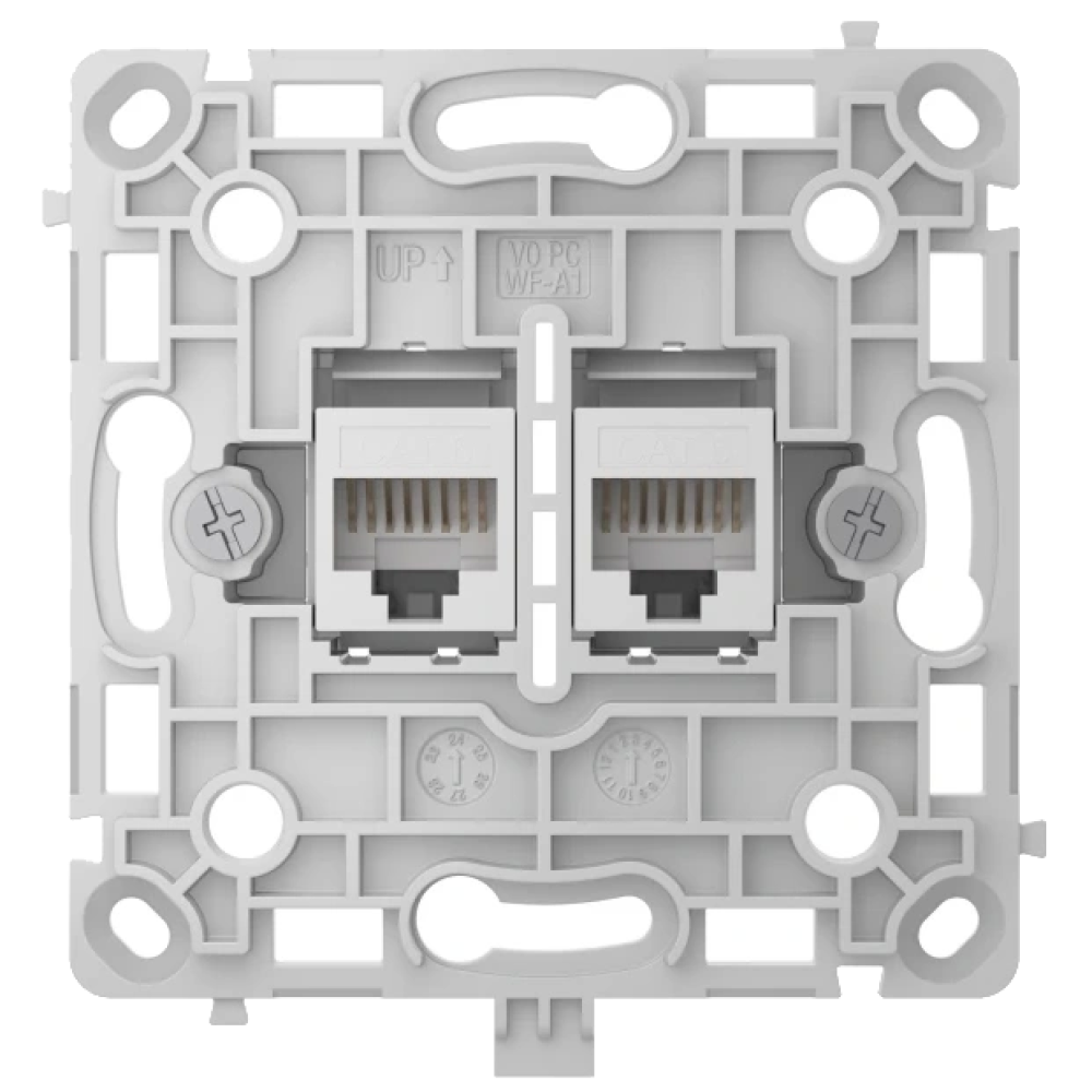 Механізм інтернет розетки Ajax OutletCore (LAN) white