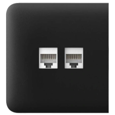 Фронтальна панель Ajax SideCover (LAN) black Фронтальна панель Ajax SideCover (LAN) black