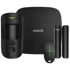 Комплект охоронної сигналізації Ajax StarterKit Cam HDR (8EU) UA black