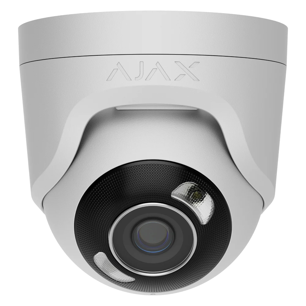 IP відеокамера Ajax TurretCam HL (8 Mp/2.8 mm) white