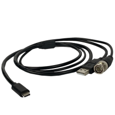 Кабель для виводу аналогового зображення з монокулярів AGM BNC + USB - Type C 1м