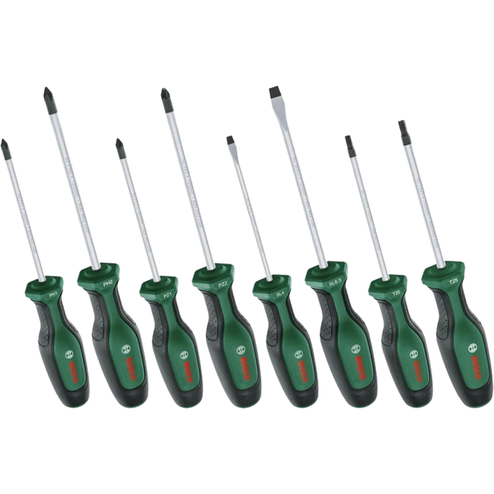 Набір викруток Bosch (1600A02BX8) PH/PZ/SL/Torx 8 шт