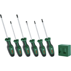 Набір викруток Bosch (1600A02W7L) PH/PZ/SL/Torx 6 шт + намагнічувач