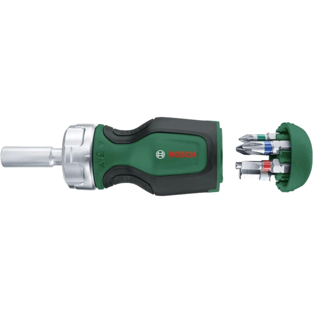 Викрутка Bosch Stubby (1600A027PK) с трещоткой + 6 бит