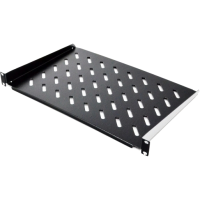 Полиця консольна чорна CMS 19" 1U 300мм