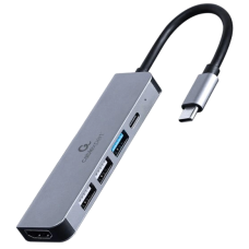 Док станція Cablexpert A-CM-COMBO5-03 USB-C 5-в-1 Док станція Cablexpert A-CM-COMBO5-03 USB-C 5-в-1