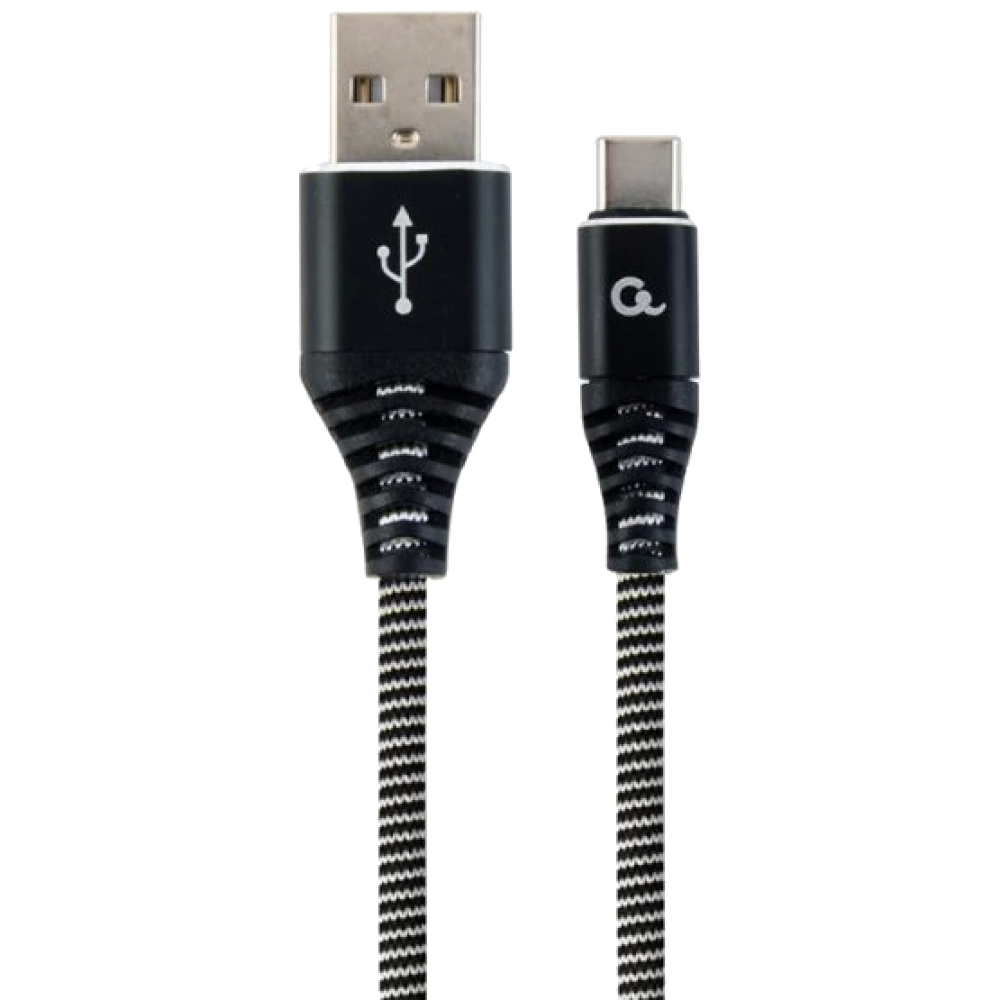 Кабель Cablexpert CC-USB2B-AMCM-1M-BW USB A - USB C 1м
