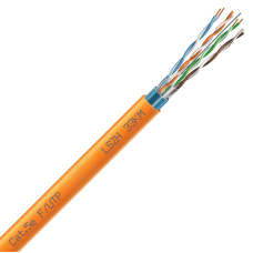 Кабель кручена пара ЗЗКМ (FTP мідь безгалоговий LSZH) Cat. 5e F/UTP LSZH 4х2х24 AWG (7091004) бухта 305м.
