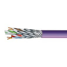 Кабель ЗЗКМ (FTP мідь безгалоговий LSZH) Category 7e S/FTP LSZH 4х2х23 AWG (70910151) бухта 500м.