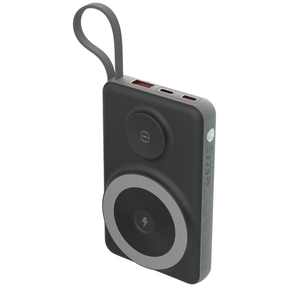 Повербанк Choetech B695 10 000мА•ч Black с магнитной зарядкой