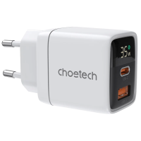 Адаптер Choetech PD6052 White PD35W GAN A+C
