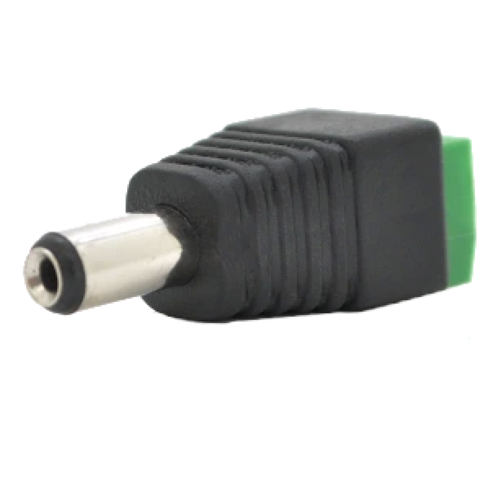 Роз'єм Тато DC-M (D 5,5x2,1(2,5мм)) с клеммами под кабель