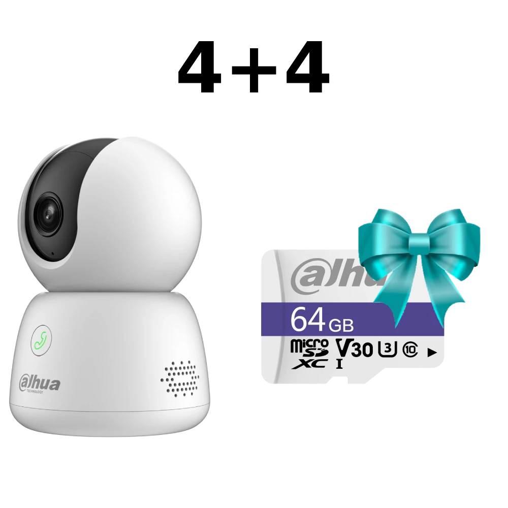 Комплект Dahua 4+4 DH-H5B 5МП Wi-Fi панорамна Комплект Dahua 4+4 DH-H5B 5МП Wi-Fi панорамна