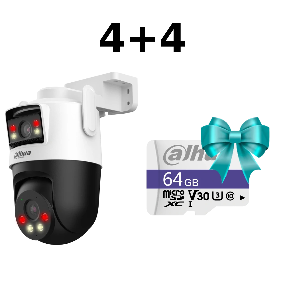 Комплект Dahua 4+4 DH-P5D-5F-PV 5МП (2.8+6мм) WiFi Комплект Dahua 4+4 DH-P5D-5F-PV 5МП (2.8+6мм) WiFi