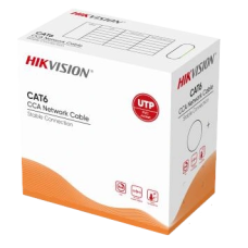 Кабель Hikvision DS-1LN6UU/CCA CAT6 U/UTP grey (305м)