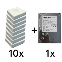 Комплект Hikvision DS-7104NI-Q1(D) 10 шт + DS20HKVS-VX1