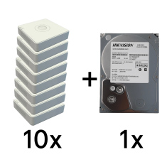 Комплект Hikvision DS-7104NI-Q1(D) 10 шт + DS20HKVS-VX1