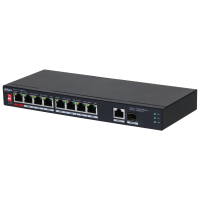 8-портовий некерований з PoE DH-PFS3110-8ET1GT1GF-96