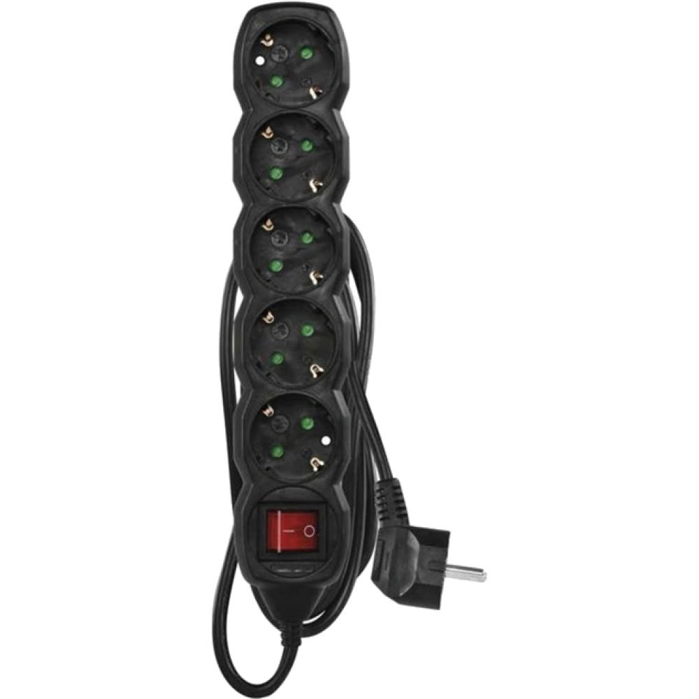 Мережевий подовжувач EMOS PC1521R 5 розетки 1.5 м