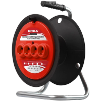 Котушка для подовжувача, з з/к 4 гнізда ERKA 500