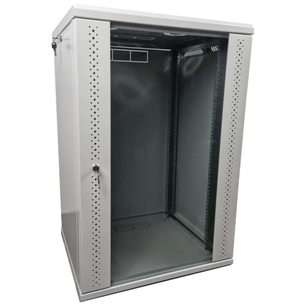 Шафа EServer 15U 600х500х773 скло, сіра Шафа EServer 15U 600х500х773 скло, сіра