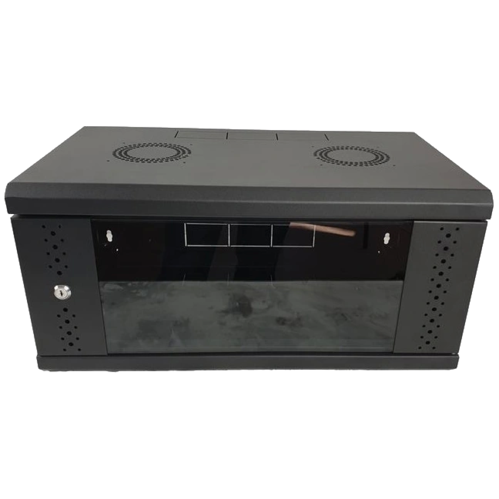 Шафа EServer 4U 600х350х284, скло, чорна Шафа EServer 4U 600х350х284, скло, чорна