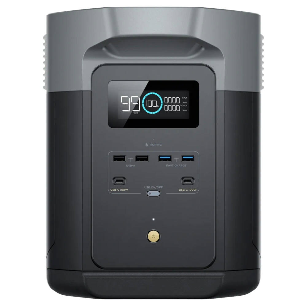 Портативне джерело живлення EcoFlow DELTA 2 Max 2400Вт Портативне джерело живлення EcoFlow DELTA 2 Max 2400Вт