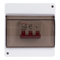 Корпус пластиковий 6-модульний навісний Enext e.plbox.stand.n.06k