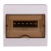 Корпус пластиковий 8-модульний навісний Enext e.plbox.stand.n.08k