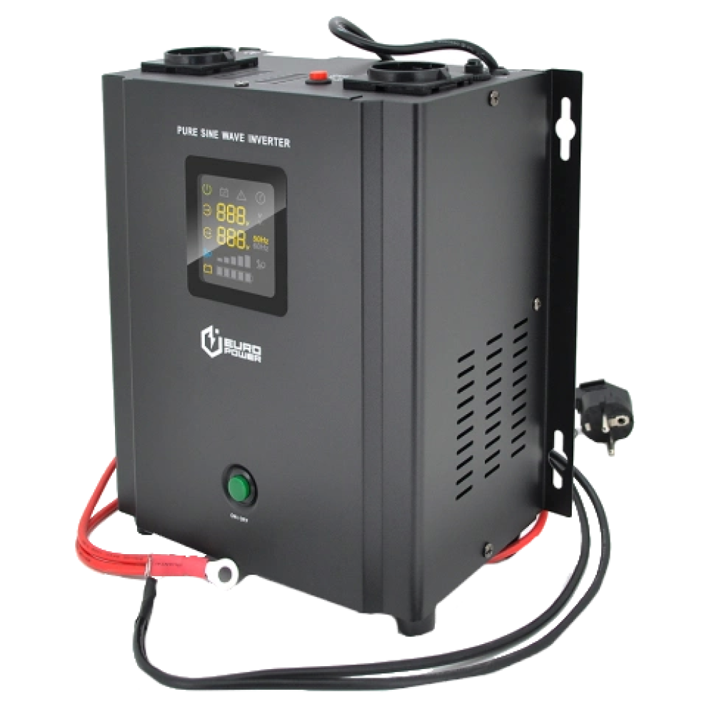 Джерело безперебійного живлення під акумулятор Europower PSW-EP500WM12 (300 Вт) 5/10А з правильною синусоїдою