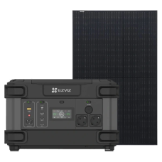 Система автономного живлення однофазна Ezviz CS-PS1300 (CN066)(FR) + Risen Solar RSM40-8-400MB Full Black