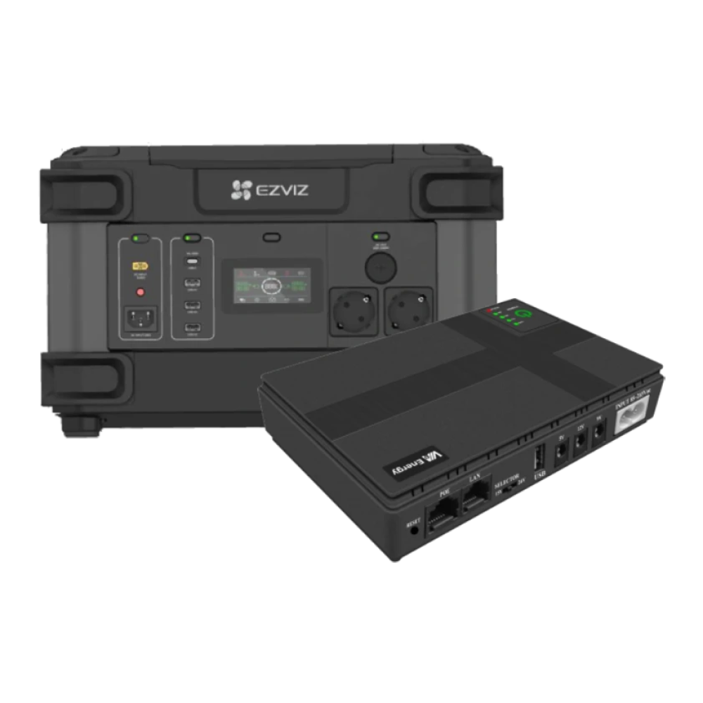 Портативна зарядна станція та ДБЖ Ezviz CS-PS1300 (CN066)(FR) + VIA Energy Mini UPS