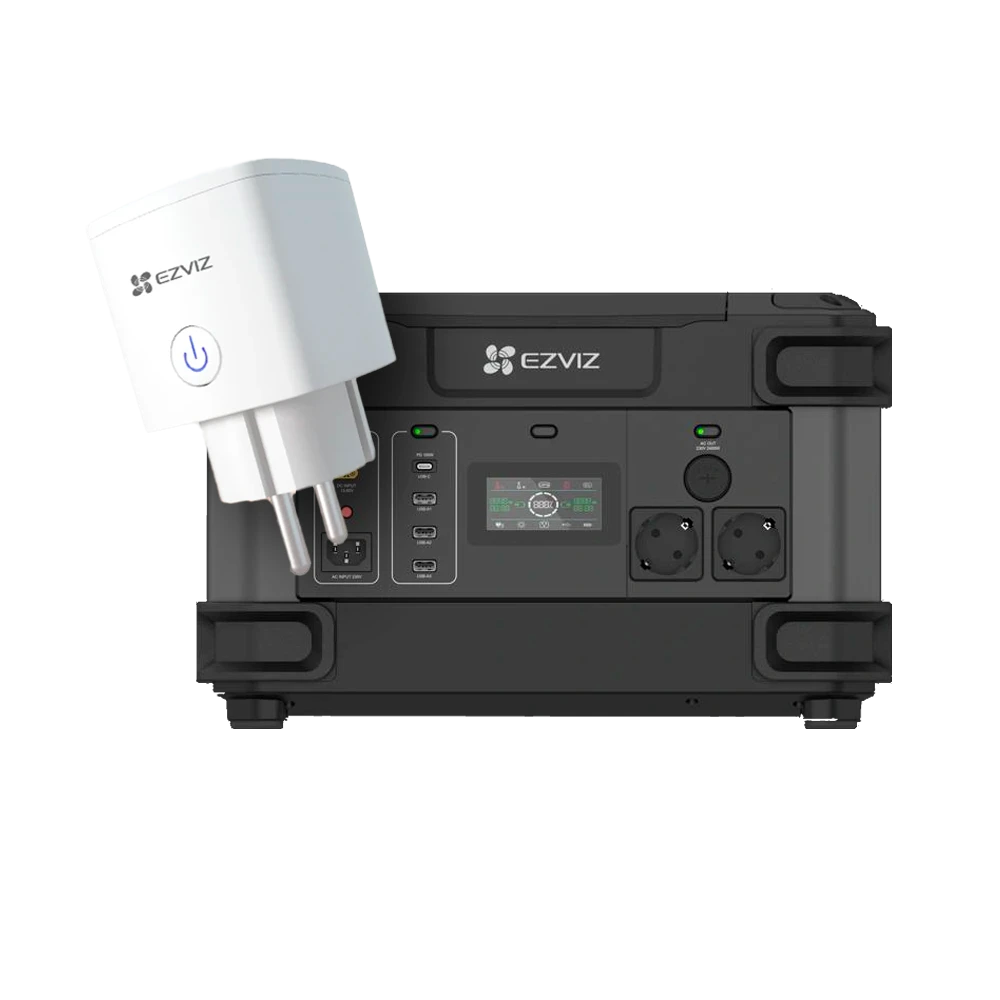 Портативна зарядна станція + розумна розетка Ezviz CS-PS1300 (CN066) (FR) + CS-T30-10B-EU
