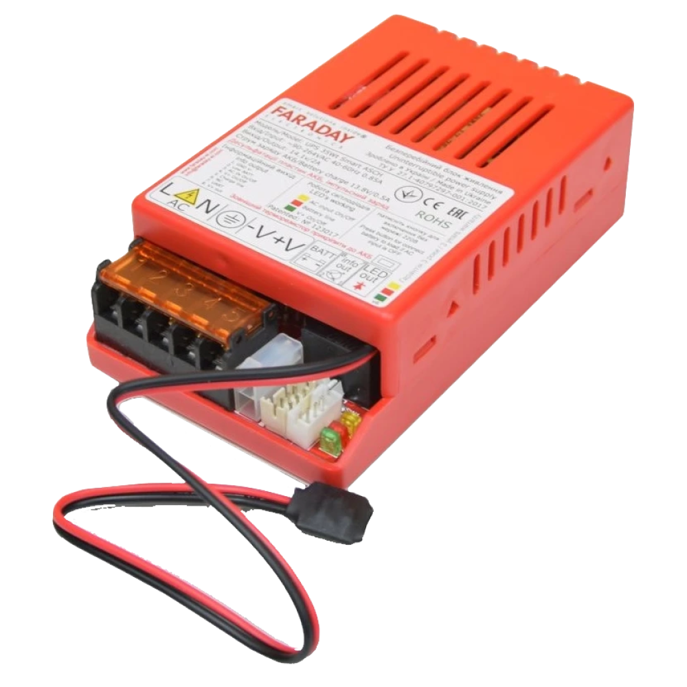 Блок безперебійного живлення Faraday Electronics UPS 35Вт Smart ASCH PL (LFP)